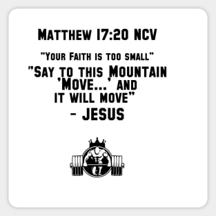 Matthew 17:20 NCV Sticker